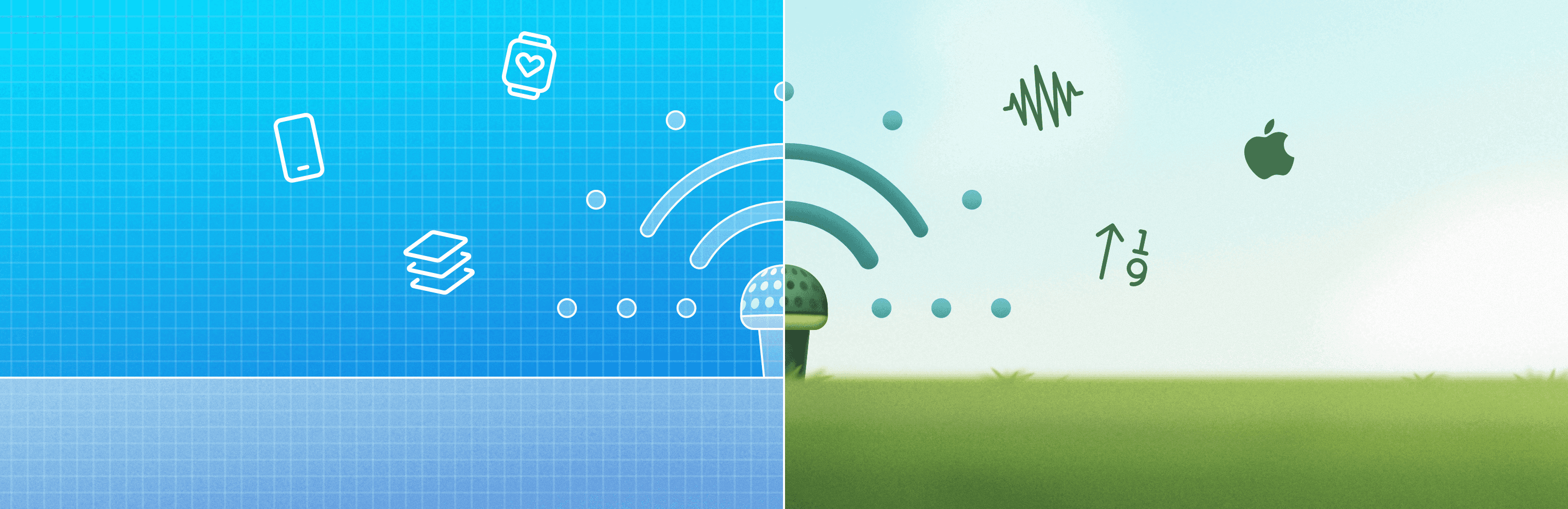 Illustration demonstrating the development process of Dew